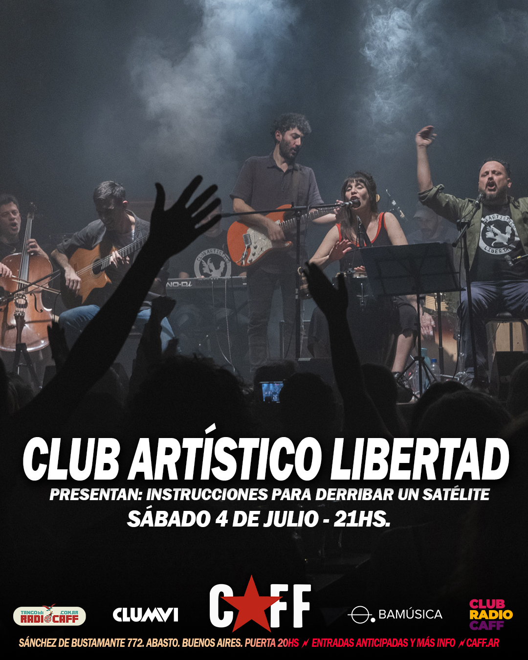 Flyer del show
