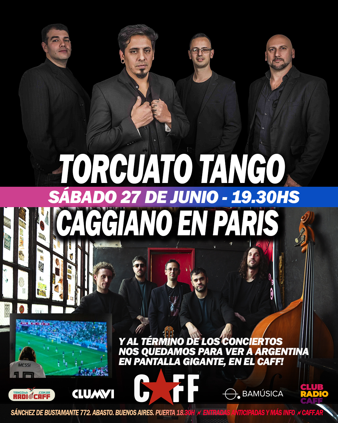 Flyer del show