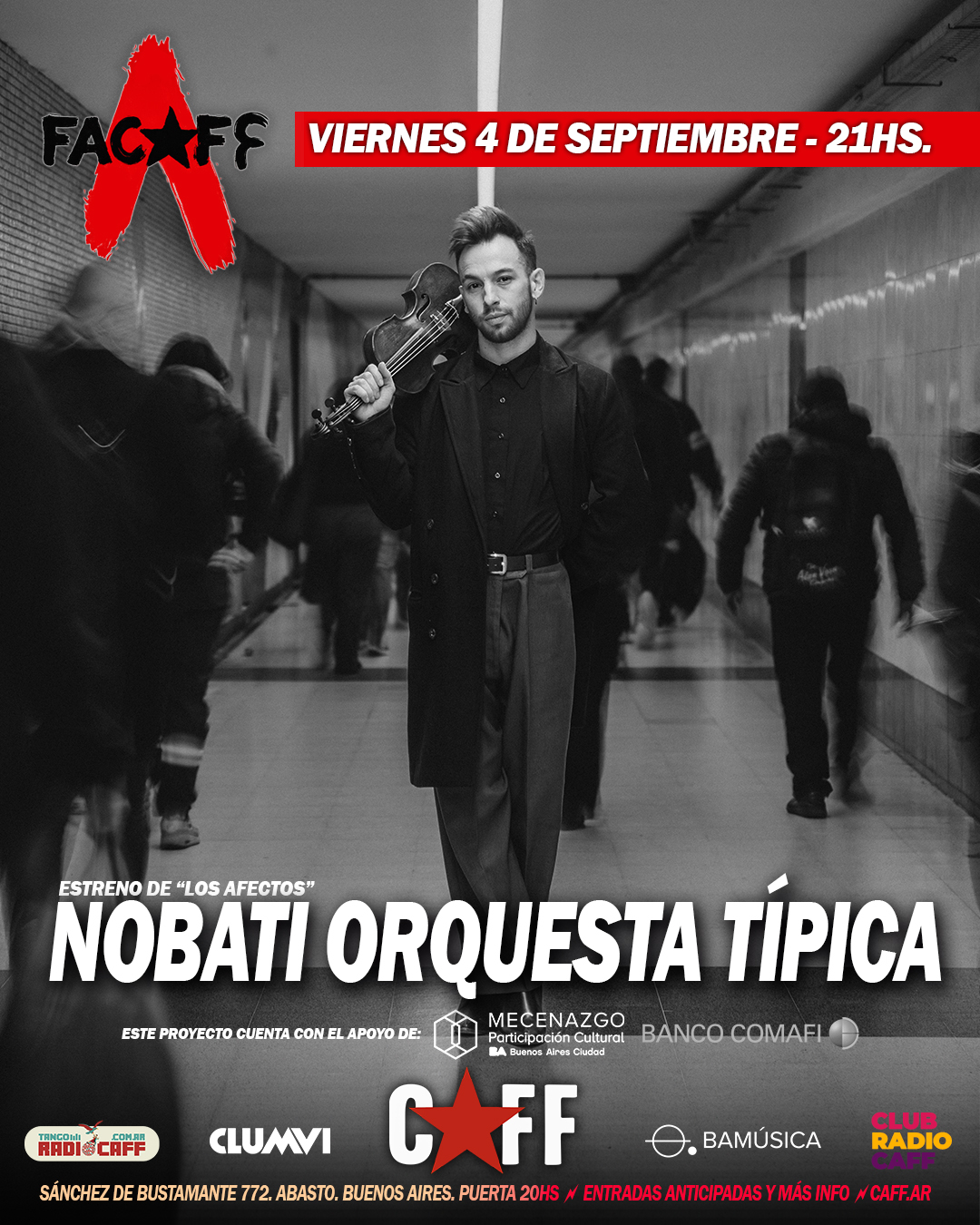 Flyer del show