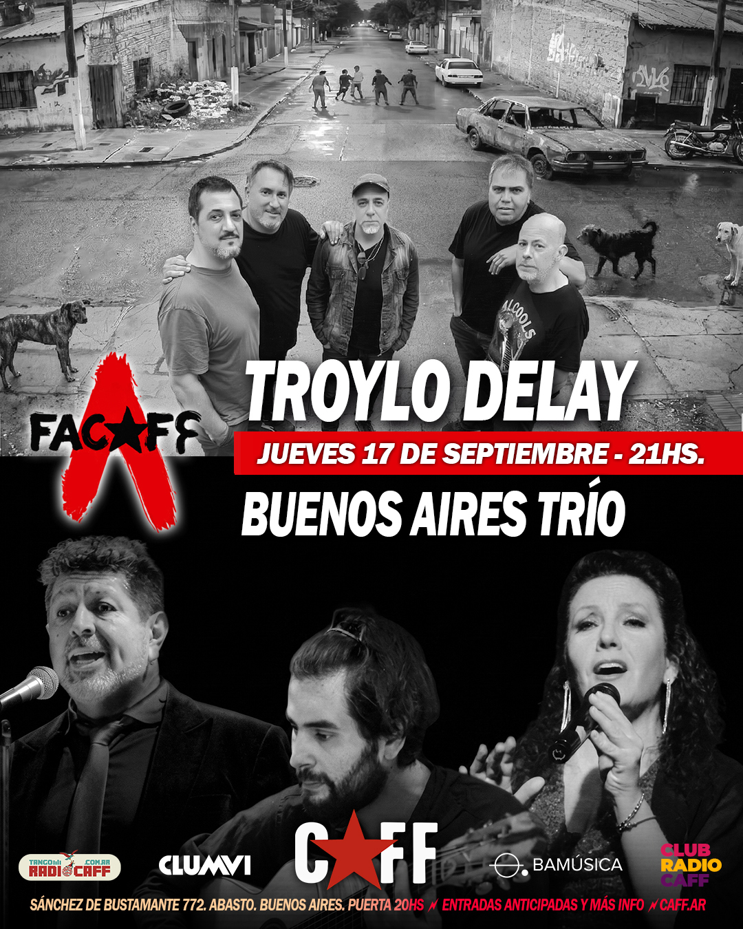 Flyer del show
