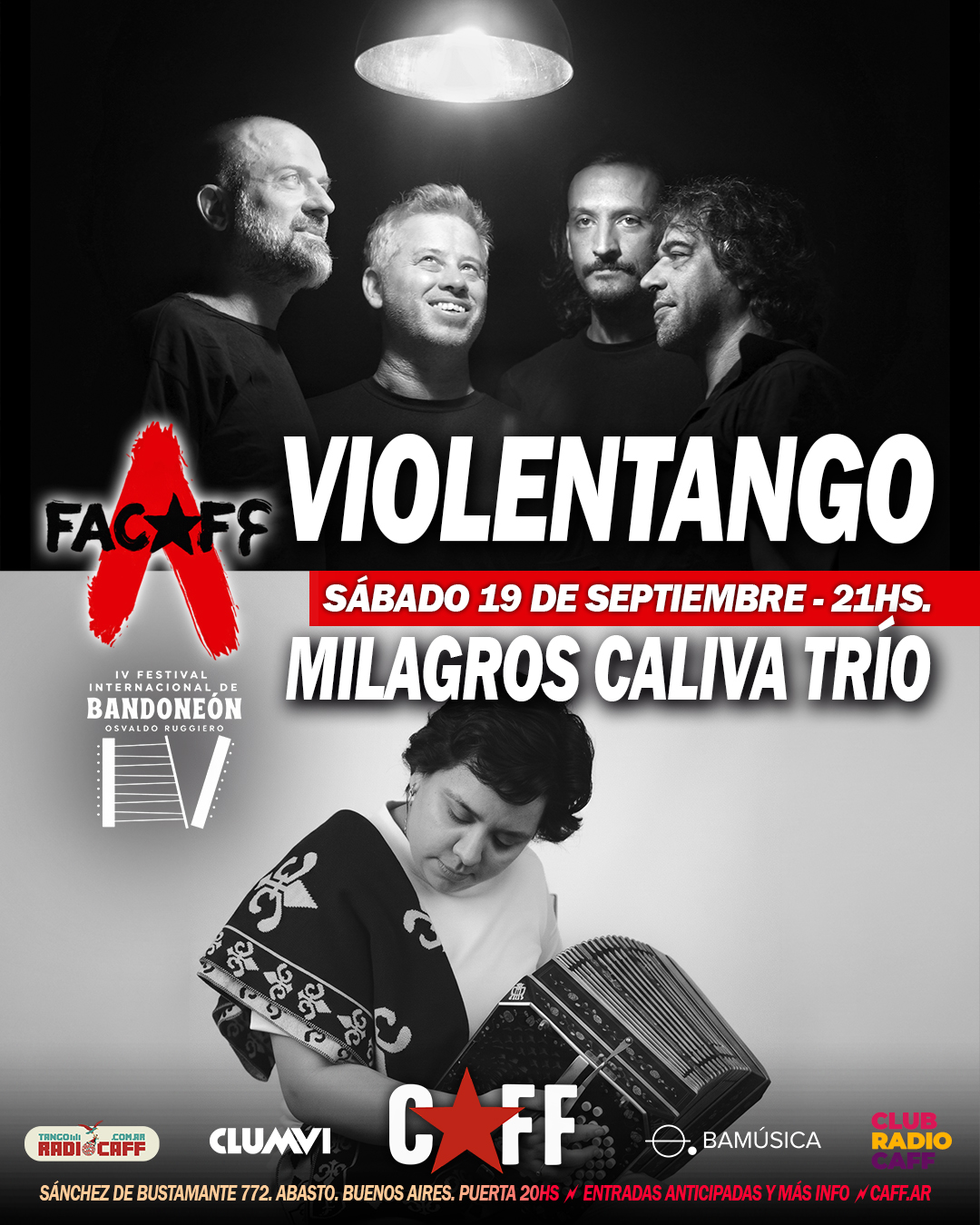 Flyer del show